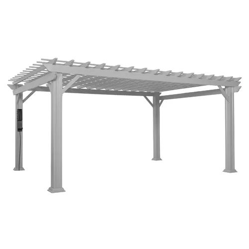 Copiague 16 Ft. W x 12 Ft. D Vinyl Pergola | Wayfair North America