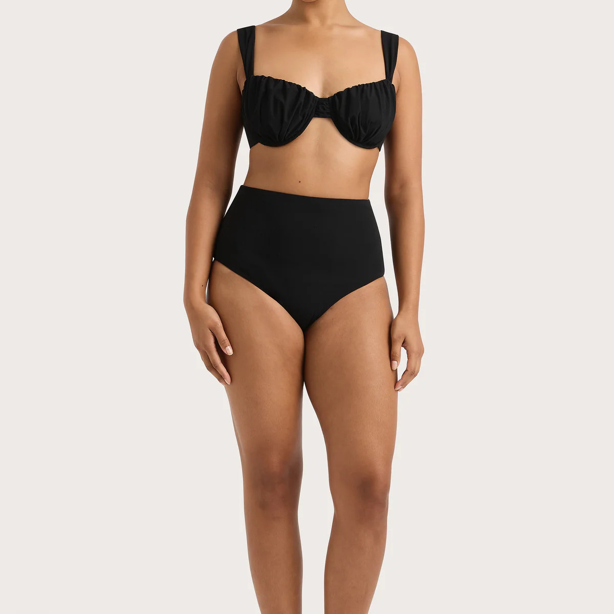Reyes Bikini Bottom Black | Faithfull (AU)
