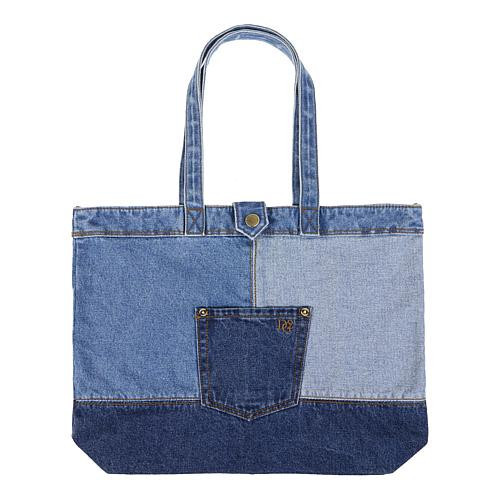 DG2 by Diane Gilman Patchwork Denim Tote - Blue | HSN