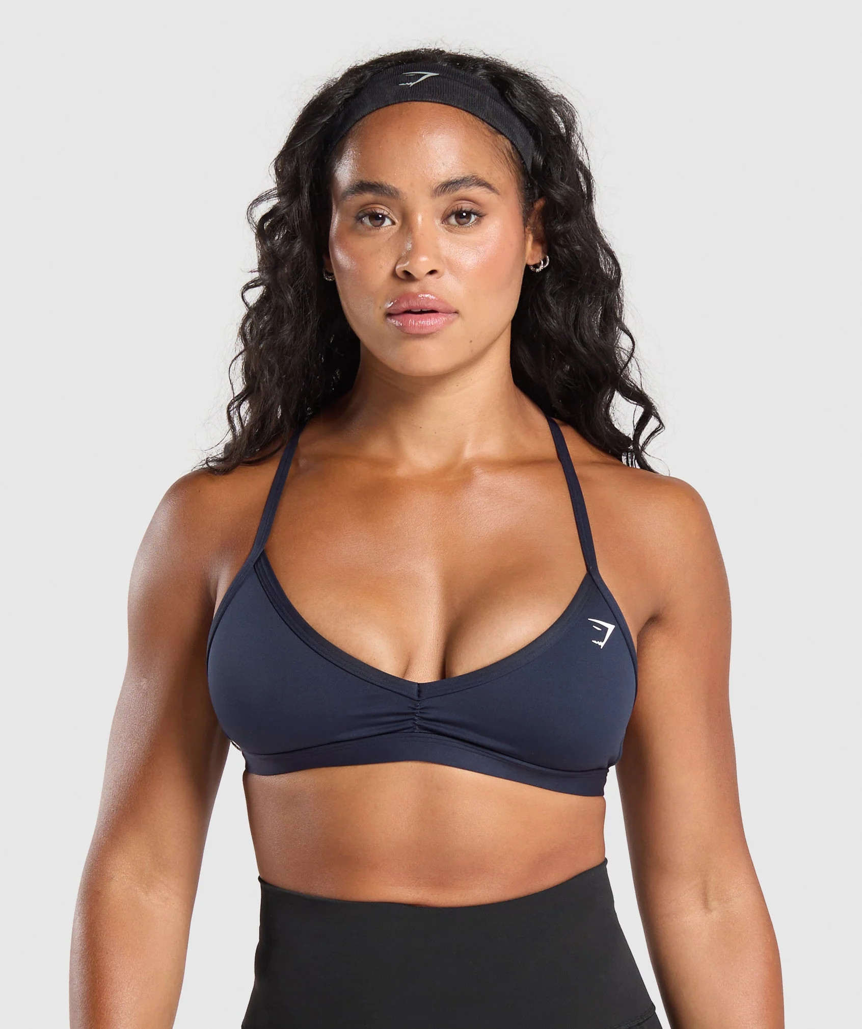 Gymshark Minimal Sports Bra - Heavy Blue | Gymshark CA
