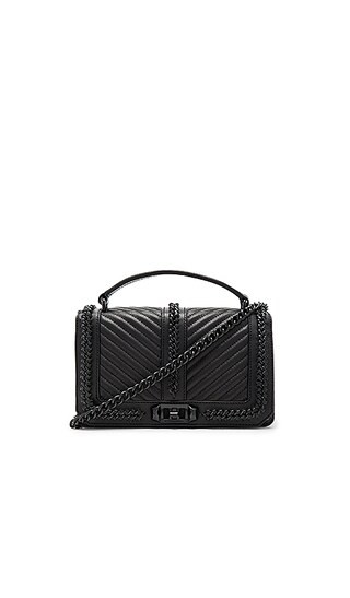 Rebecca Minkoff Love Crossbody Bag in Black | Revolve Clothing
