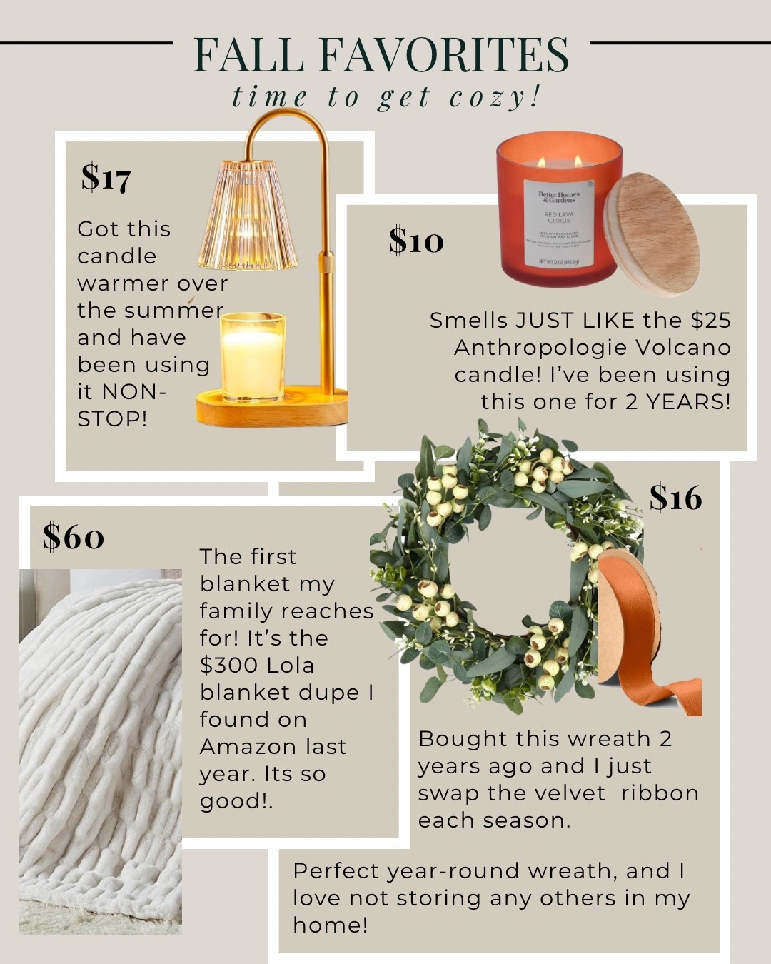 Cozy Fall Favorites 

#LTKSeasonal #LTKHome