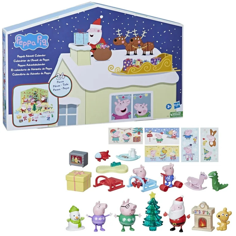 Peppa Pig Holiday Advent Calendar, Christmas Gifts for Kids | Walmart (US)