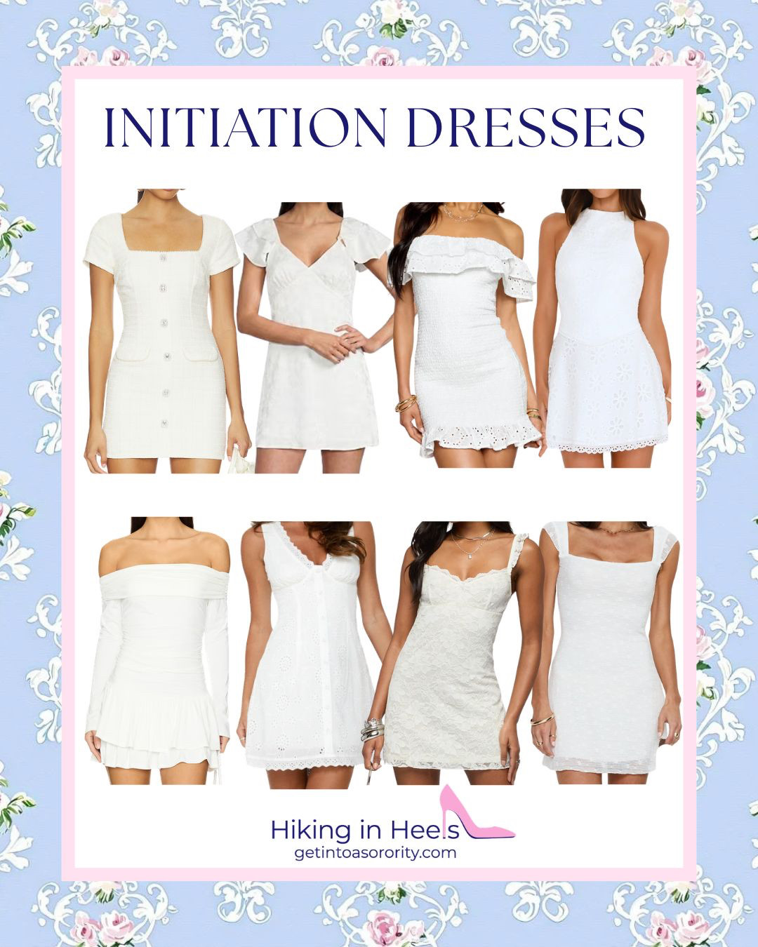white sorority initiation dresses 🤍✨ #LTKootd

#LTKU #LTKBeauty
 

 