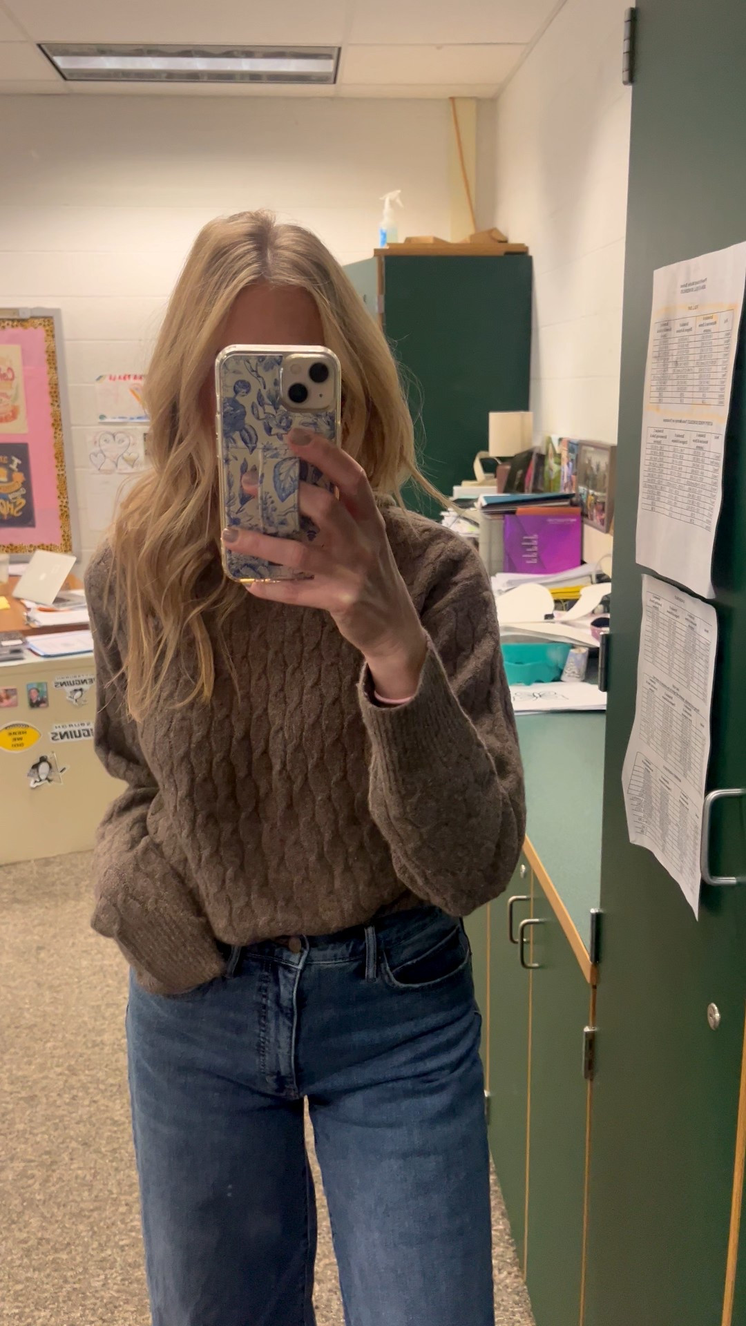 This cozy sweater goes so well with the brown shoes!

#LTKTall #LTKdayinmylife #LTKmomlife