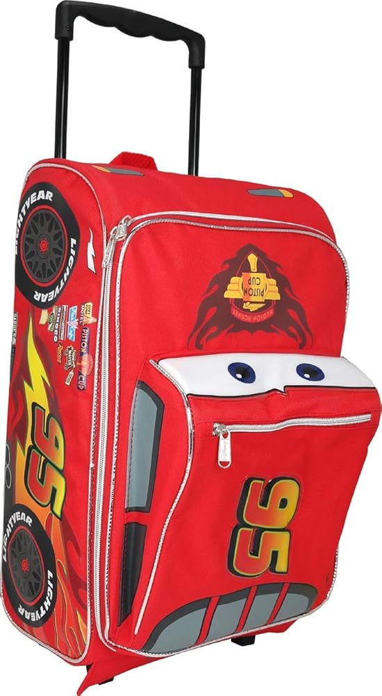 Pixar Cars 17 inches Lightning McQueen Shape Luggage | Amazon (US)