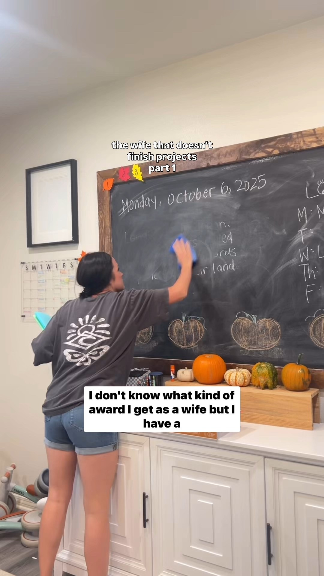 DIY giant chalkboard using Lowe’s supplies!! 

We use this giant chalkboard daily in our homeschool area and playroom!  

#LTKmomlife #LTKKids #LTKFamily