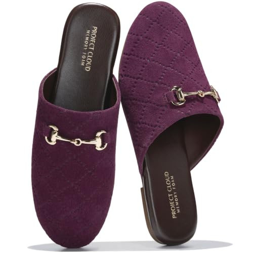 100% Genuine Leather Mules for Women - Stylish Womens Flats | Amazon (US)