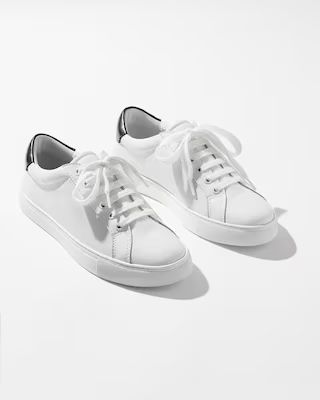 White Leather Sneakers | Chico's