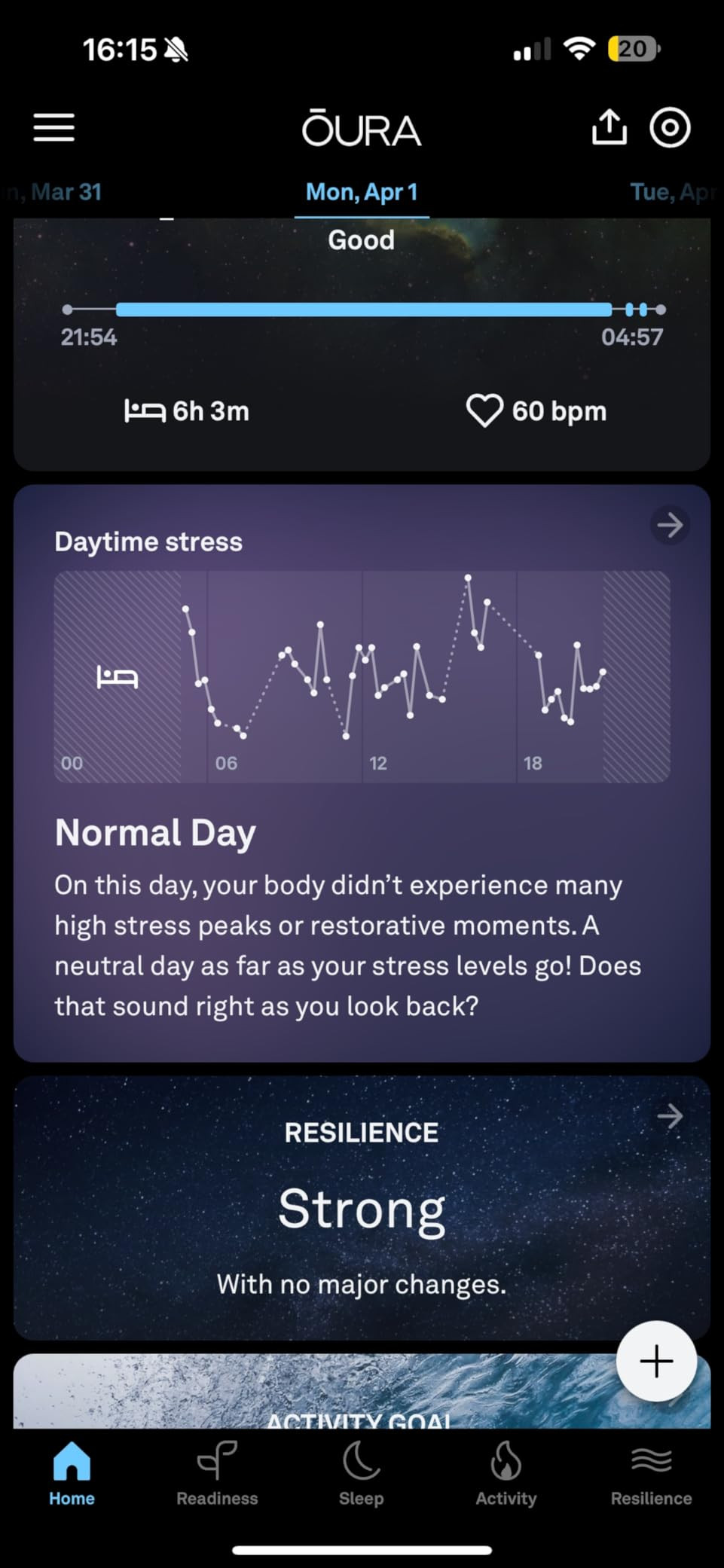 Oura Ring Gen3 Horizon - Silver - Size 8 - Smart Ring - Size First with Oura Ring Gen3 Sizing Kit... | Amazon (US)