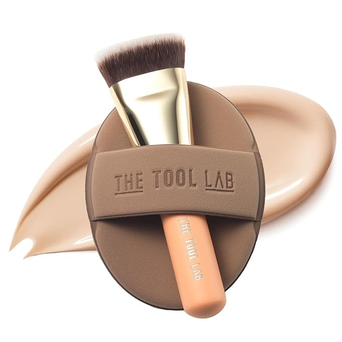THE TOOL LAB All Day Fitting Duo (Glow type) - Premium Base Makeup Set for Liquid Cream Powder Fo... | Amazon (US)