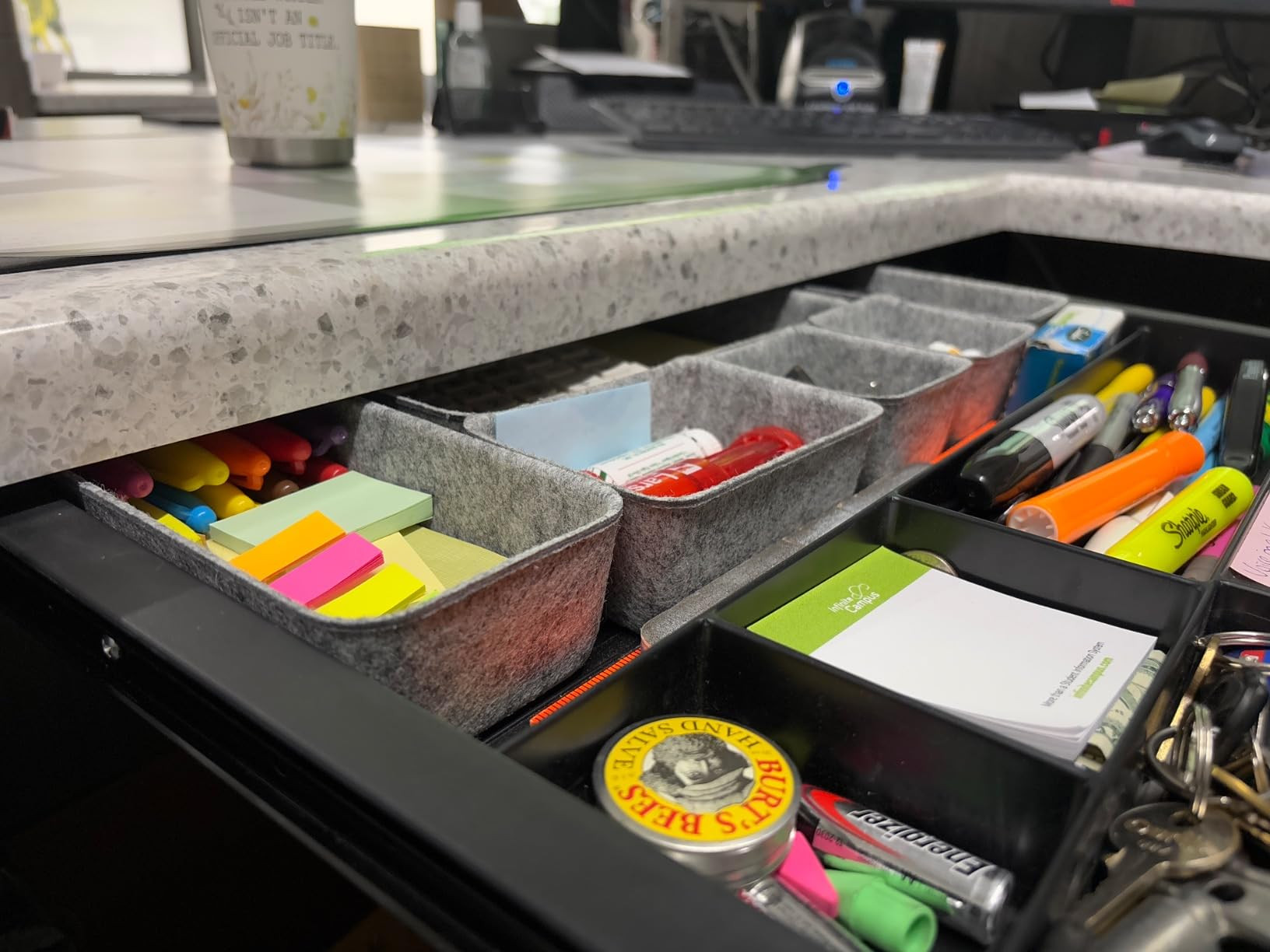 Welaxy Desk Drawer Organizer Tray, 8-Piece Beige Office Storage, Nordic Minimalist Lifestyle (Oat... | Amazon (US)