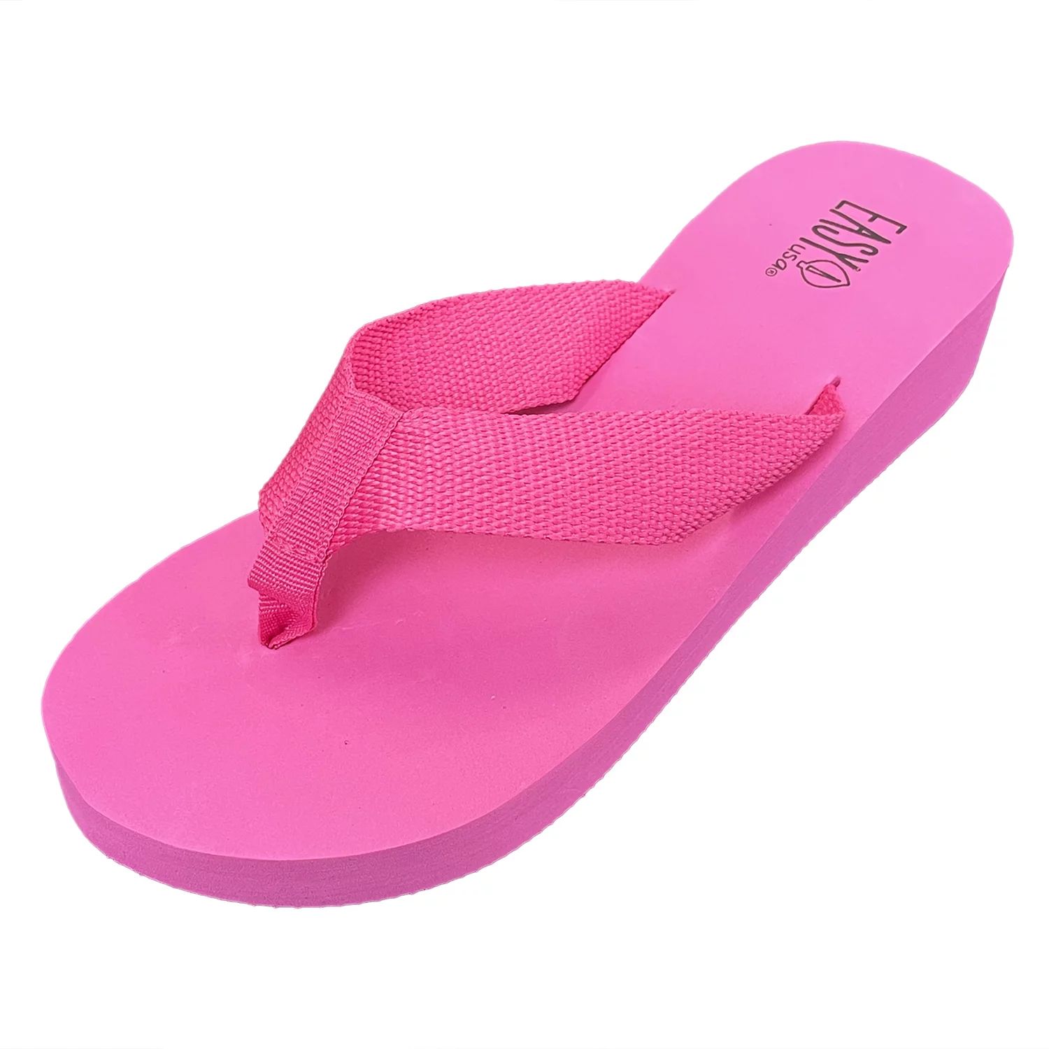 SNJ New Women's Summer Platform Flip Flop Thong Beach Light Wedge Sandal Slipper - Walmart.com | Walmart (US)