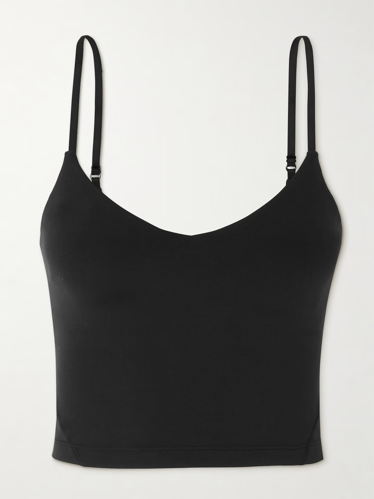 lululemon - Yoga Align A/b Cami Cropped Nulu Tank - Black | NET-A-PORTER (US)