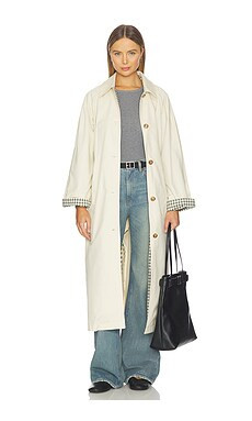 Lovers and Friends Sara Trench Coat in Beige from Revolve.com | Revolve Clothing (Global)