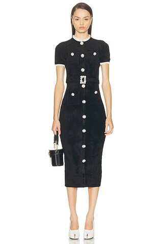 Chenille Knit Midi Dress | FWRD 