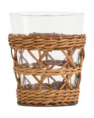 Rattan Cage Tumbler | TJ Maxx