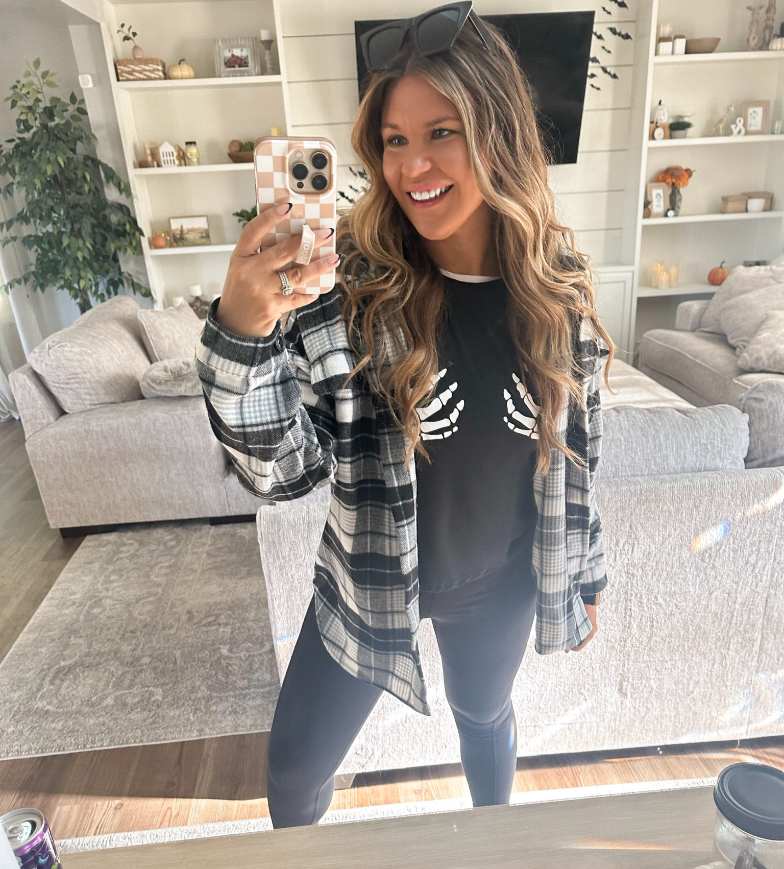 Oktoberfest outfit 
Halloween Outfit 💀
Sized up to an xl in the flannel for an oversized coat look & for layering. 

#LTKfindsunder50 #LTKSeasonal #LTKHalloween