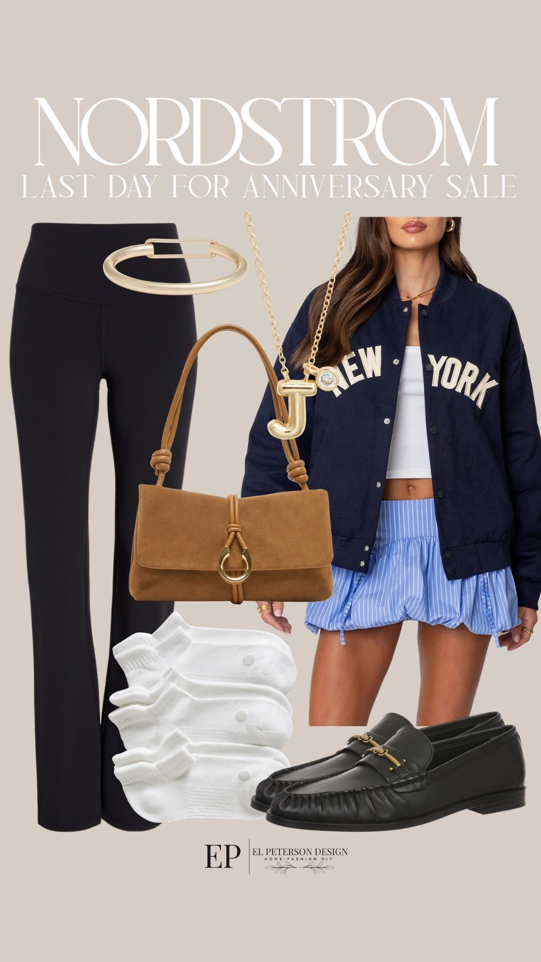 Last Day for Nordstrom Anniversary sale
Jacket
Leggings 
Purse
Loafers
Socks 
Necklace 
Bracelet

#LTKSaleAlert