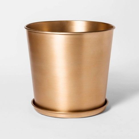 10.5" x 10" Metal Planter Copper - Smith & Hawken™ | Target
