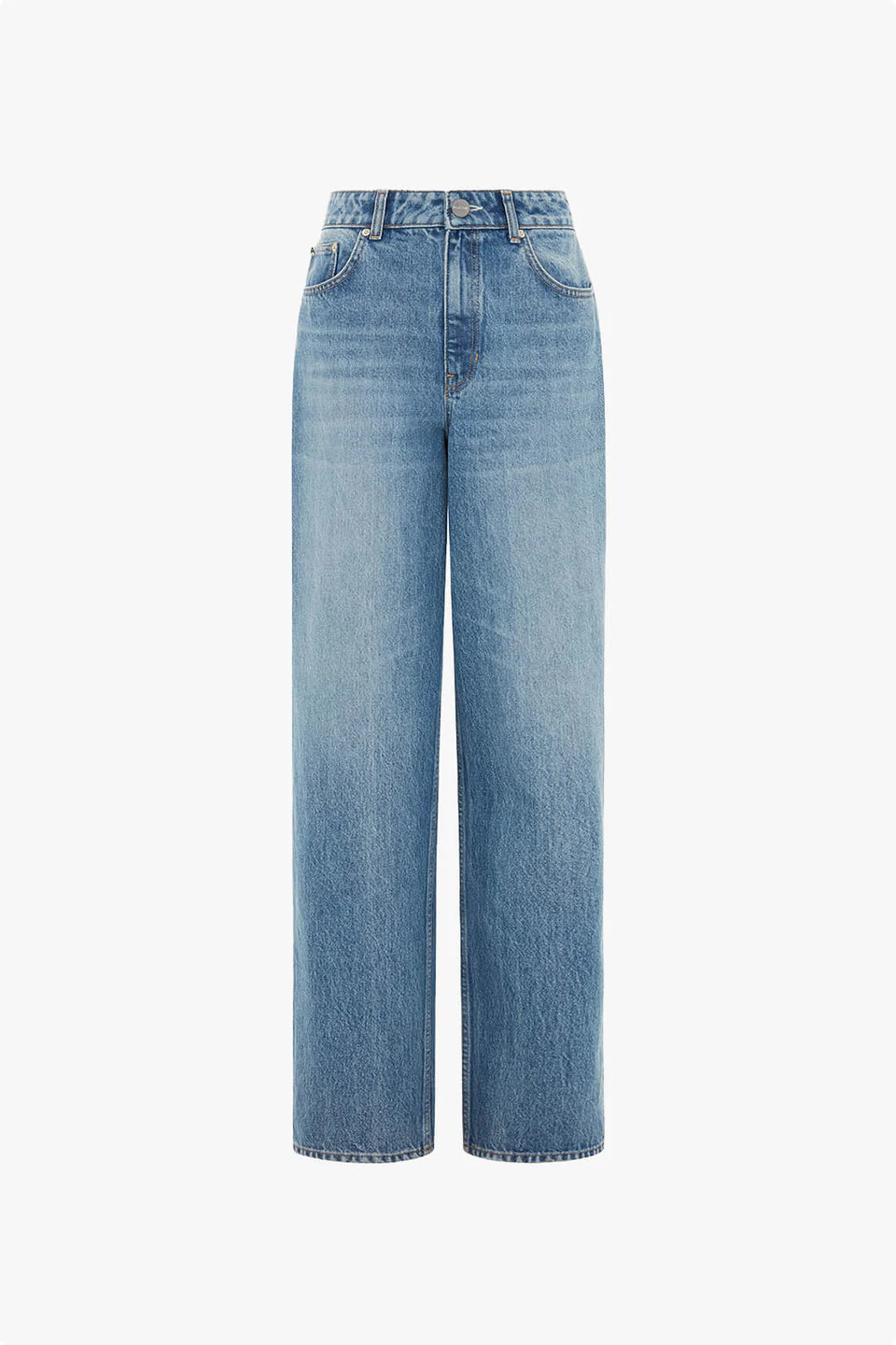 ALIGNE High Rise Straight Leg Jeans - Blue | ALIGNE USA