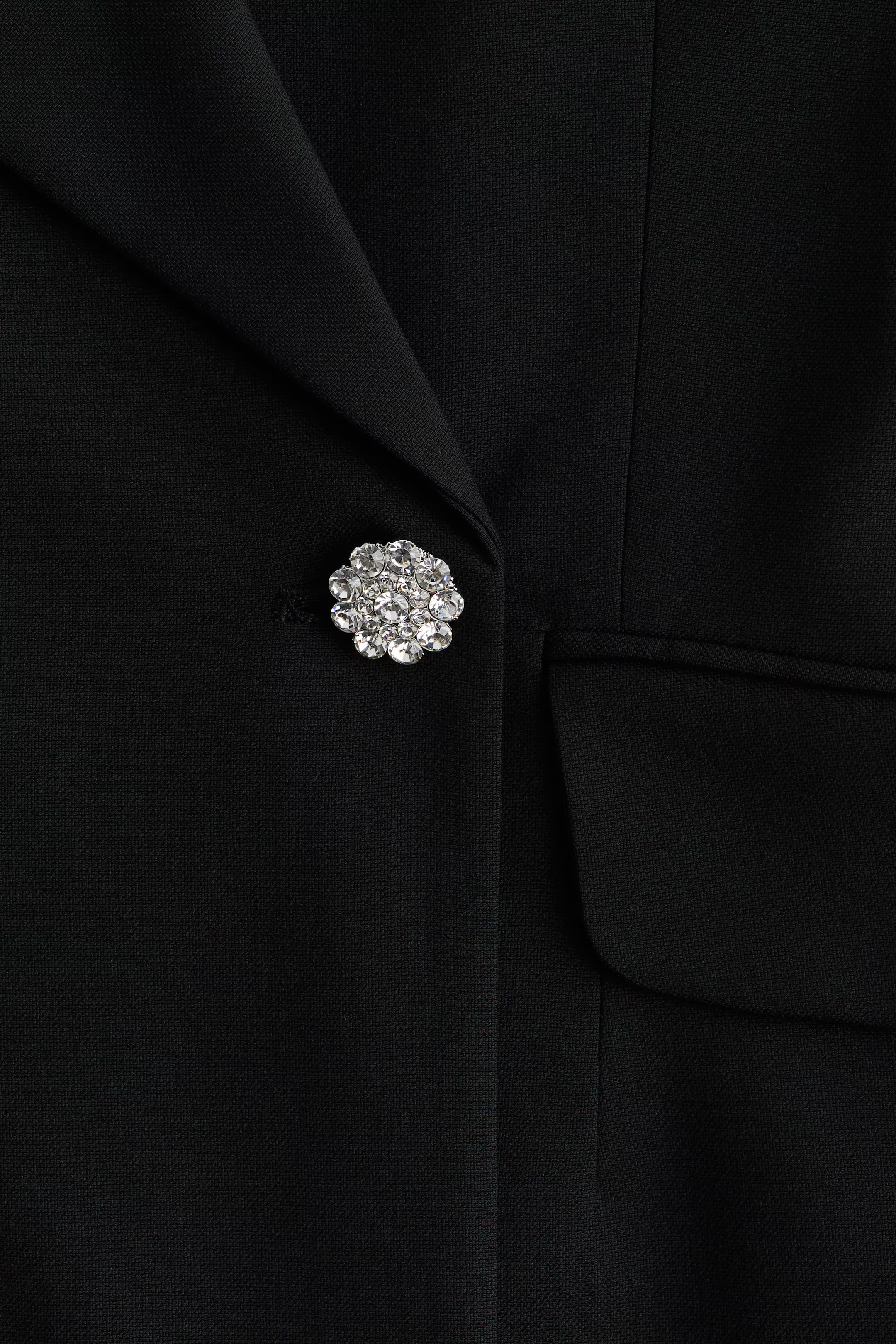 Rhinestone-Button Jacket Dress | H&M (US + CA)