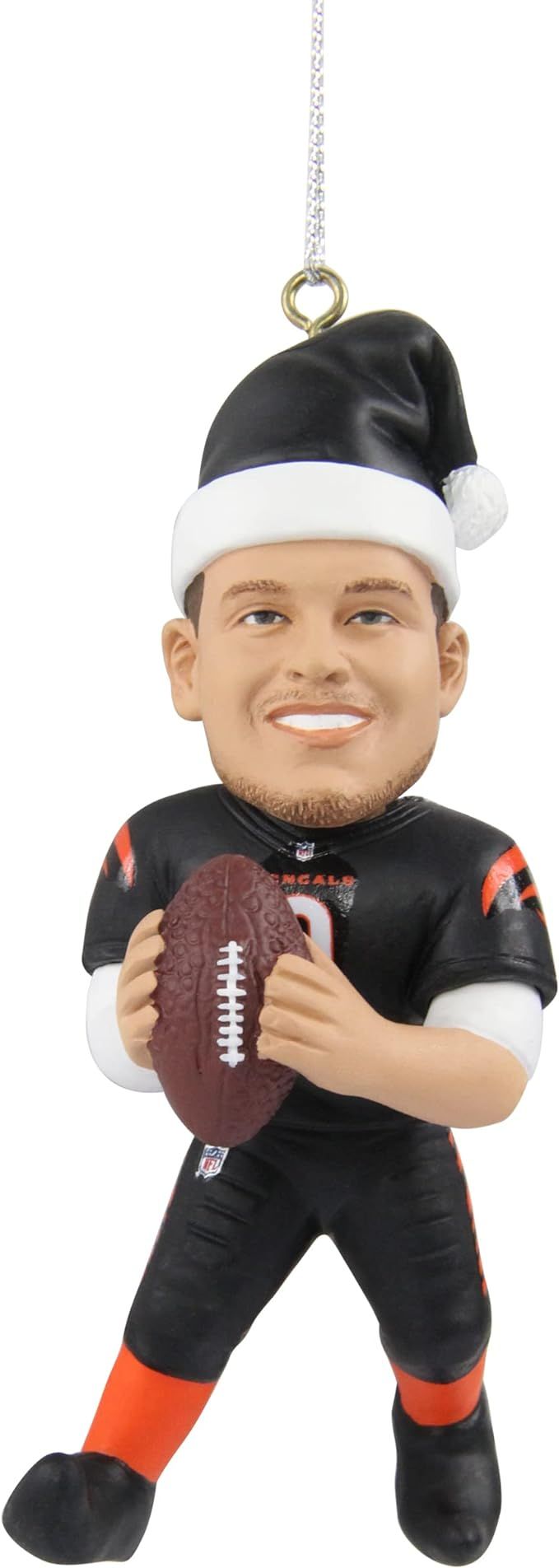 FOCO - NFL 4" Elf Player Resin Xmas Christmas Tree Team Ornament (Joe Burrow - Cincinnati Bengals... | Amazon (US)