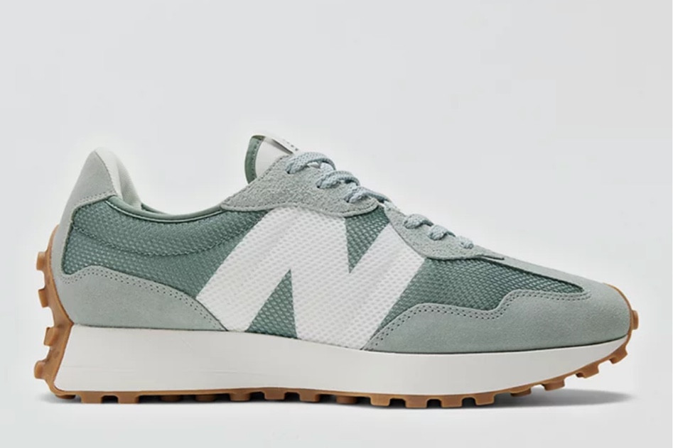 mint green new balance 327