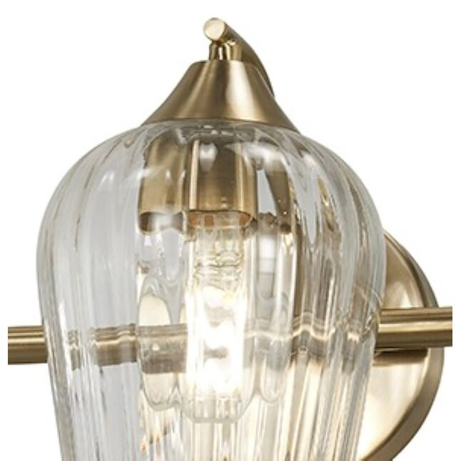 allen + roth Rumie 22.05-in 3-Light Brushed Gold Modern/Contemporary Vanity Light | Lowe's