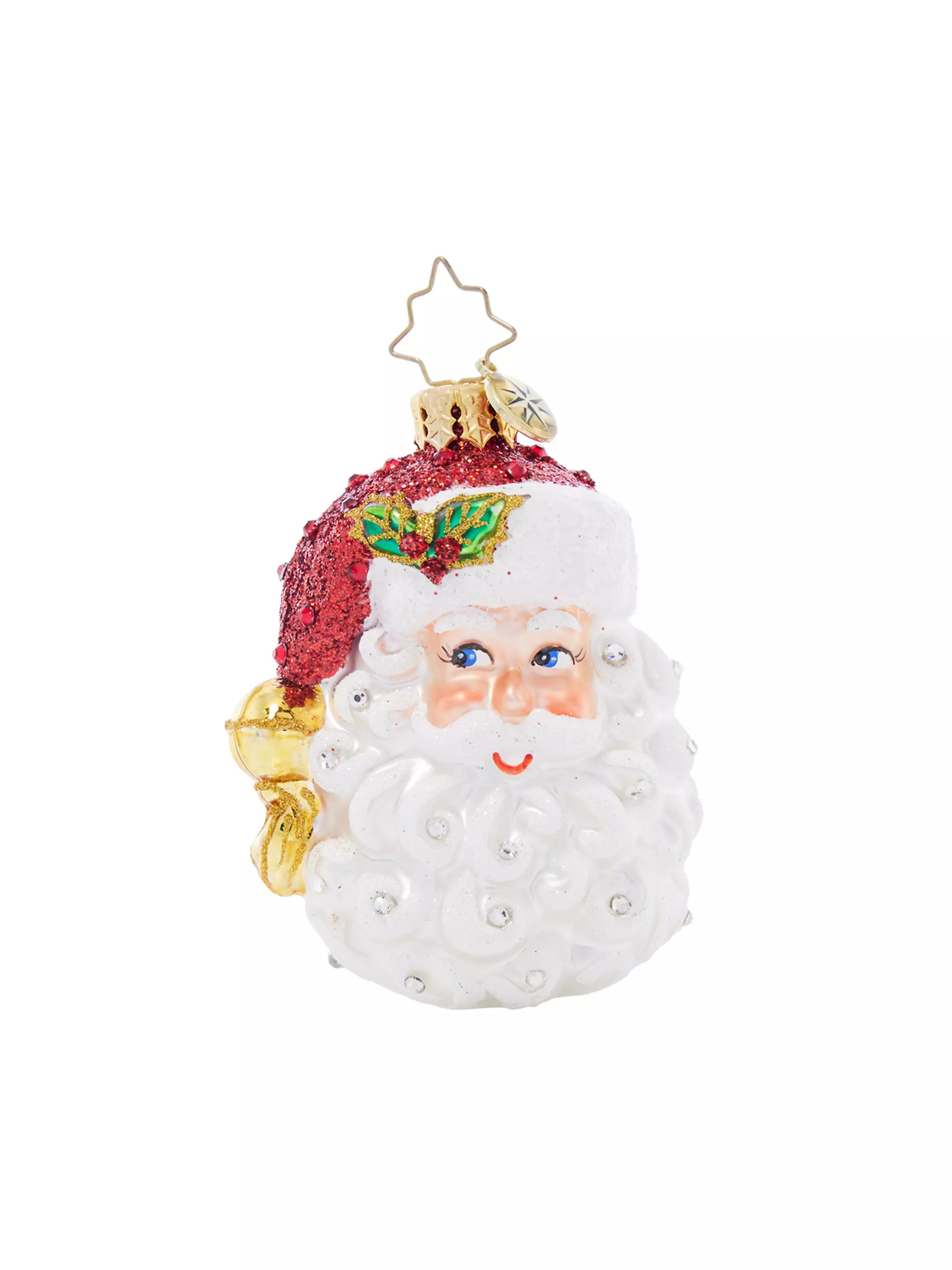 Shop Christopher Radko Sparkling Santa Nick Gem Ornament | Saks Fifth Avenue | Saks Fifth Avenue