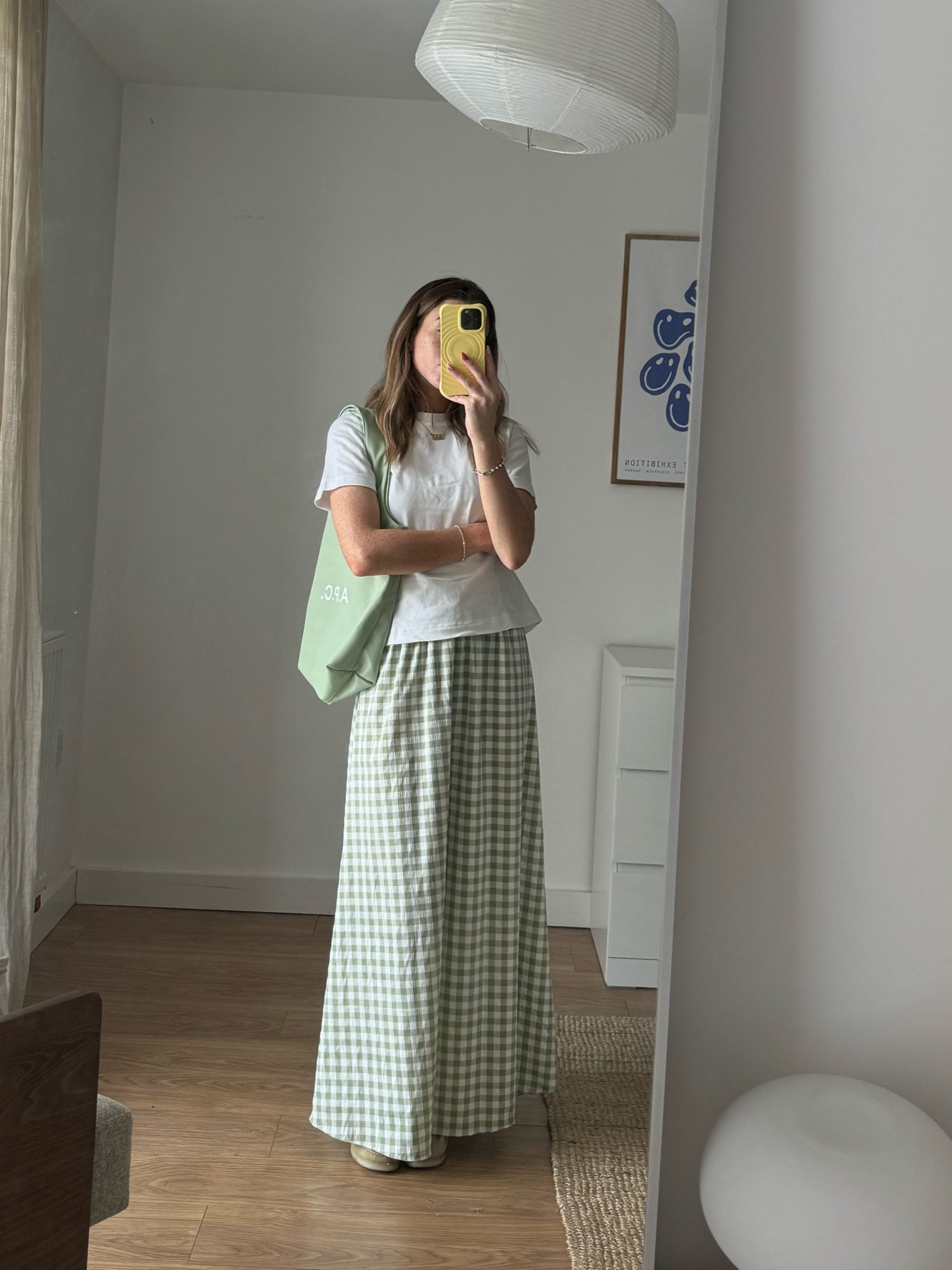 Summer outfit, scandi outfit, gingham skirt, Clark’s wallabe, casual outfit, summer outfit 

Skirt - size xs
Top - size small


#LTKstyletip #LTKuk