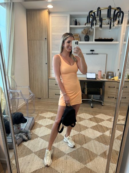 Wearing the lululemon align dress- it’s super soft and comfortable. It runs TTS and comes in a variety of colors! Perfect for an easy summer outfit with sneakers or sandals  

#LTKStyleTip #LTKFitness #LTKTravel