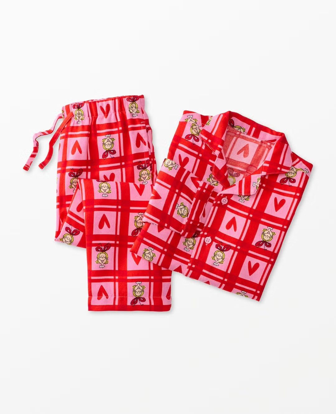 Kids Dr. Seuss Grinch Flannel Pajama Set | Hanna Andersson
