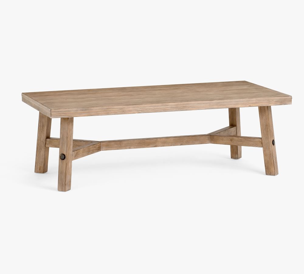 Rustic Farmhouse 54&quot; Coffee Table | Pottery Barn (US)
