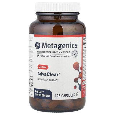 Metagenics, AdvaClear®, Detox, 126 Capsules | iHerb