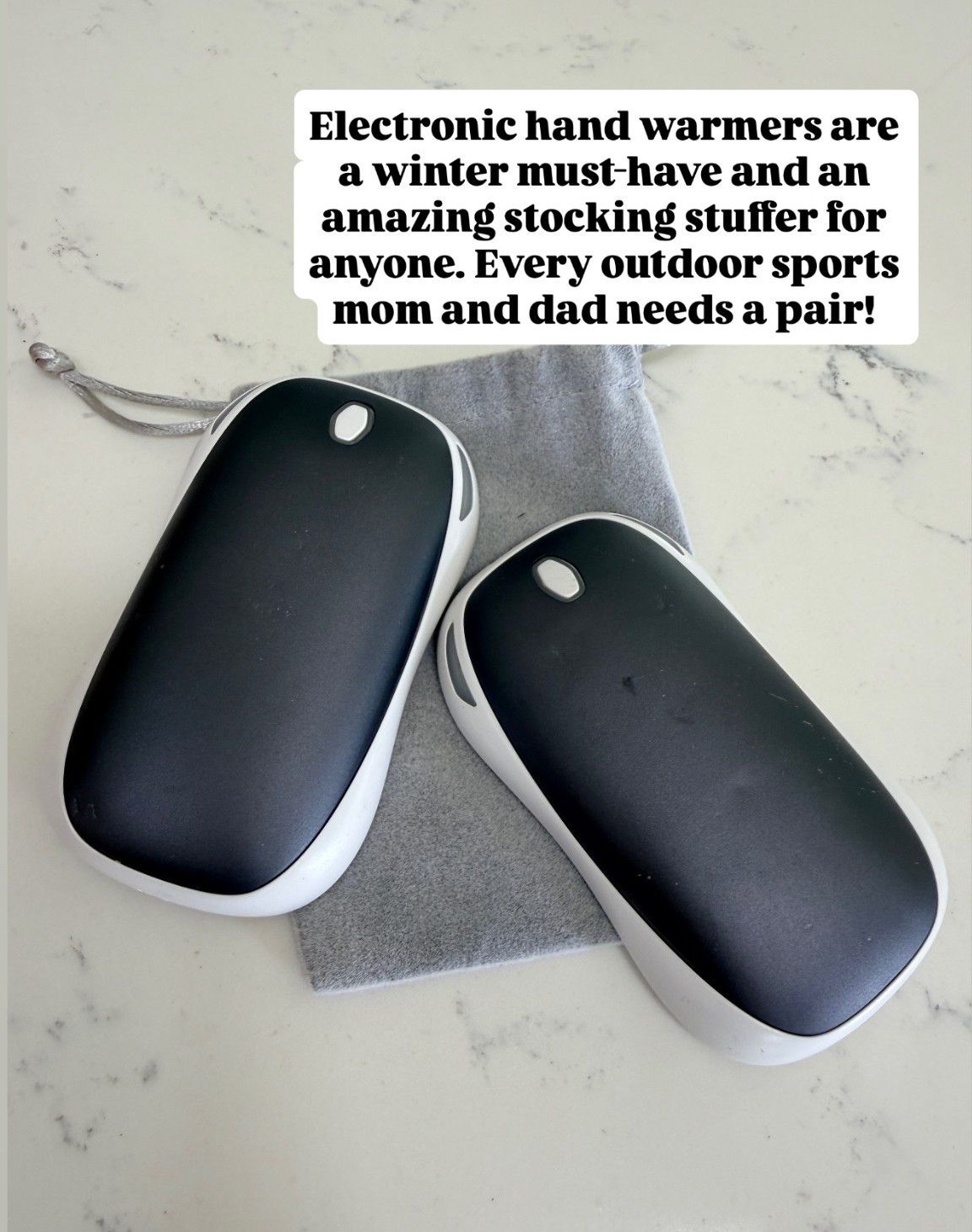Electronic hand warmers last min gift idea 

#LTKHoliday #LTKGiftGuide