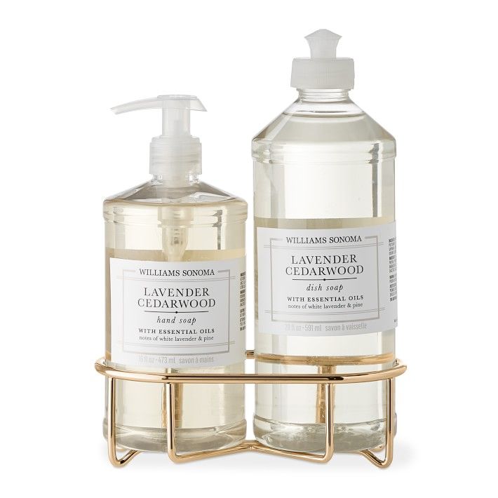 Williams Sonoma Lavender Cedarwood Hand Lotion and Dish Soap 3-Piece Kitchen Set | Williams-Sonoma