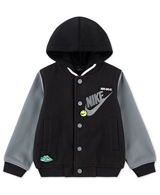 Toddler Boys Hooded Varsity Jacket | Macy's