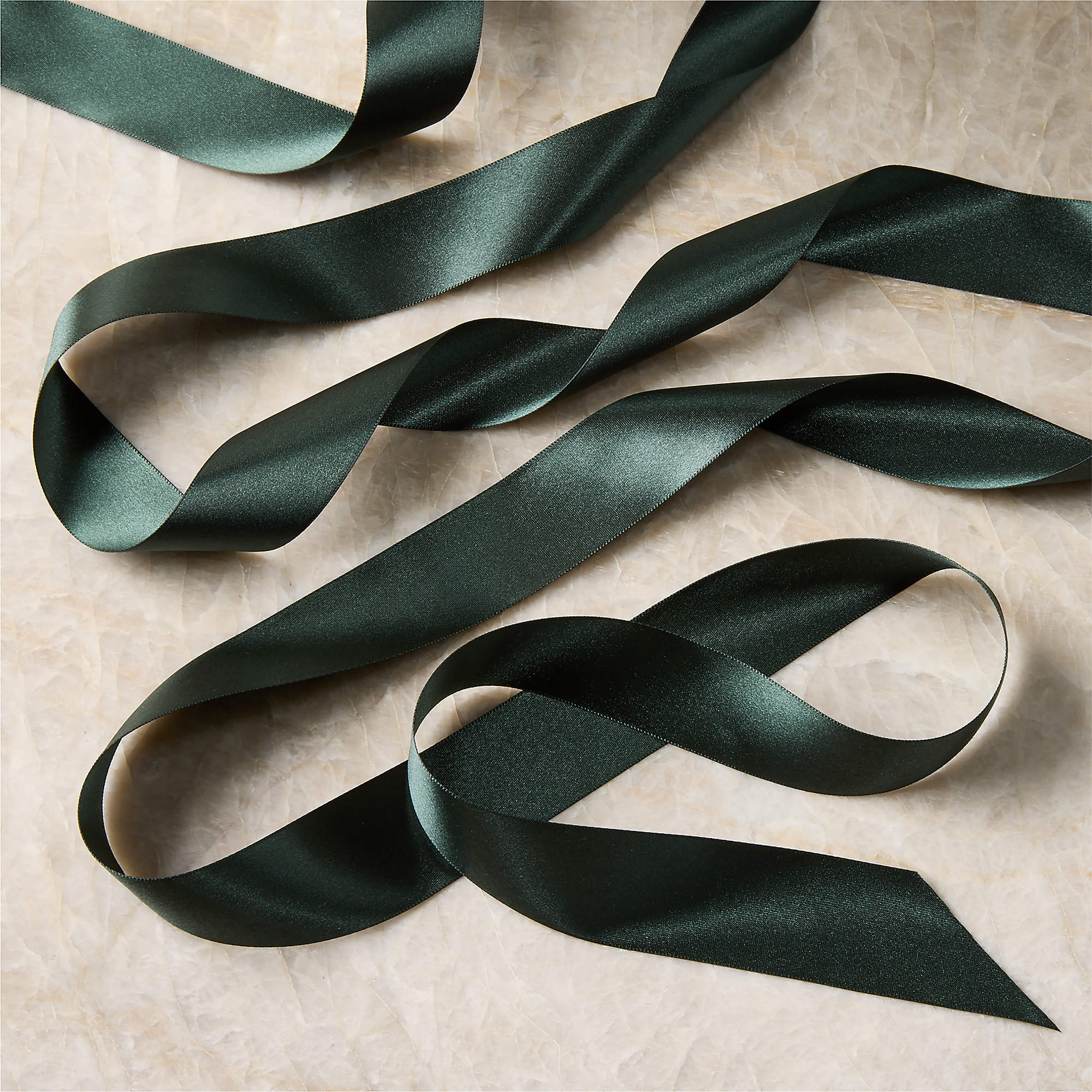 Dark Green Holiday Ribbon + Reviews | CB2 | CB2