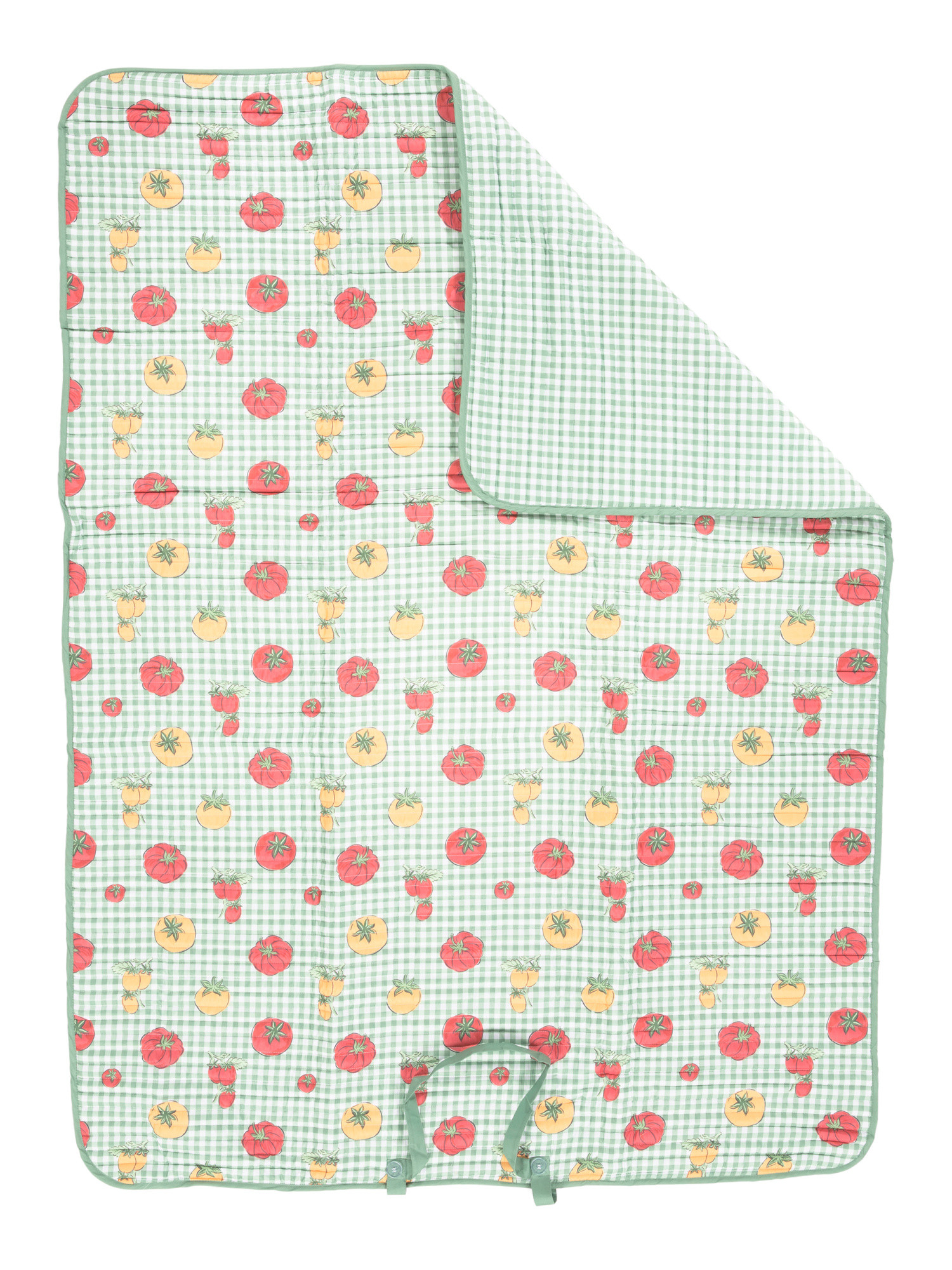 Gingham Tomato Outdoor Picnic Blanket With Stitch Trim | Home | Marshalls | Marshalls