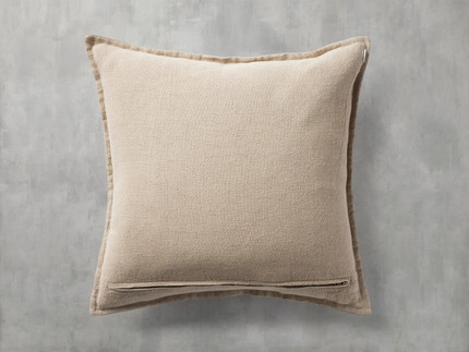 Click for more info about Stone Washed Velvet Square Pillow Cover