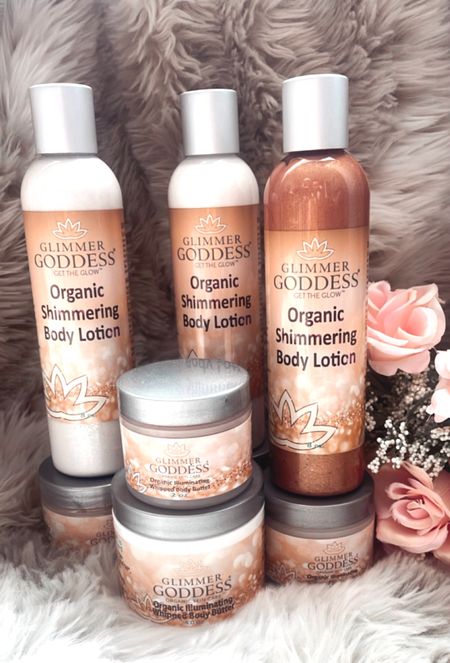 Why be a queen when you can be a GODDESS?!?!  These shimmering body lotion and butters are absolutely fabulous and give you the glimmer of a goddess.  They are also clean, cruelty-free and organic!!

#LTKfindsunder50 #LTKover40 #LTKbeauty