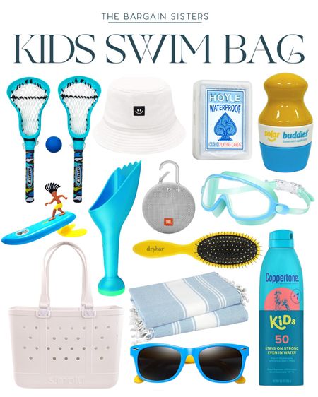 Kids Swim Bag Essentials 

| Pool Day | Swim Goggles | Water Toys | Sunscreen Applicator | Speaker | Pool Towel | Kids Sunglasses | Amazon Finds | Amazon Swim Essentials 

#LTKfamily #LTKkids #LTKswim