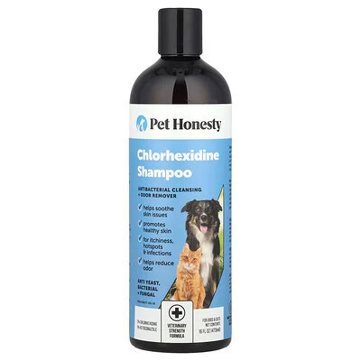 Pet Honesty, Chlorhexidine Shampoo, For Dogs & Cats, 16 fl oz (473 ml) | iHerb