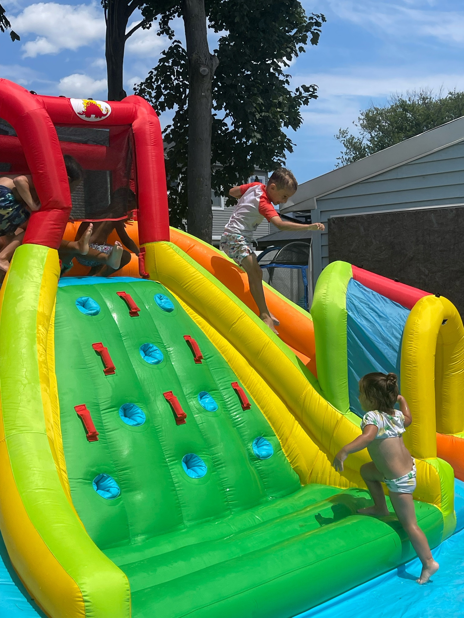 Amazon backyard water slide bounce house // party 

#LTKkids #LTKswim #LTKSeasonal