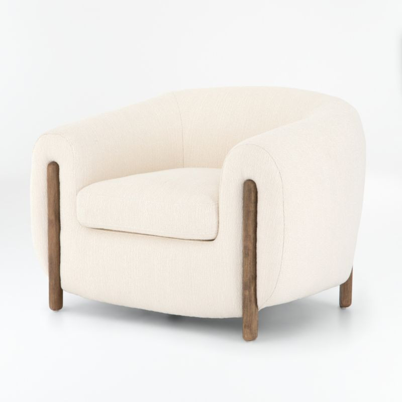 Nora Tub Accent Chair + Reviews | Crate & Barrel | Crate & Barrel