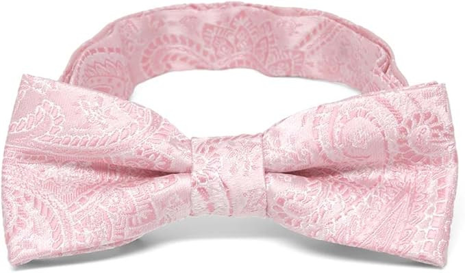tiemart Boys' Pre-Tied Adjustable Band Collar Bow Tie For 0 to 10 Years Old | Amazon (US)