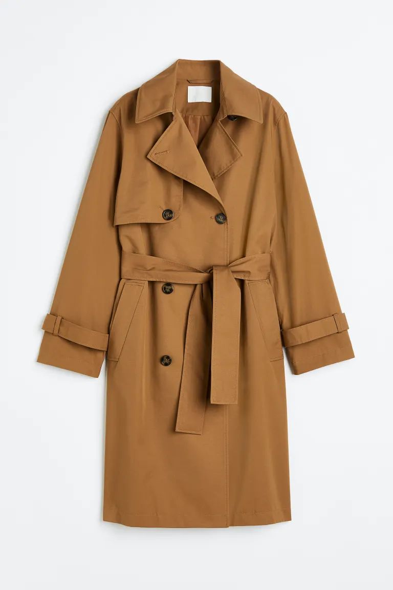 Double-breasted trenchcoat | H&M (UK, MY, IN, SG, PH, TW, HK)