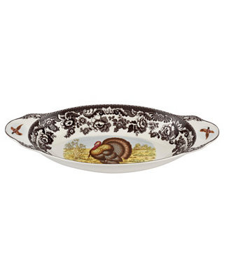 Spode Woodland Turkey Bread Tray - Macy's | Macy's