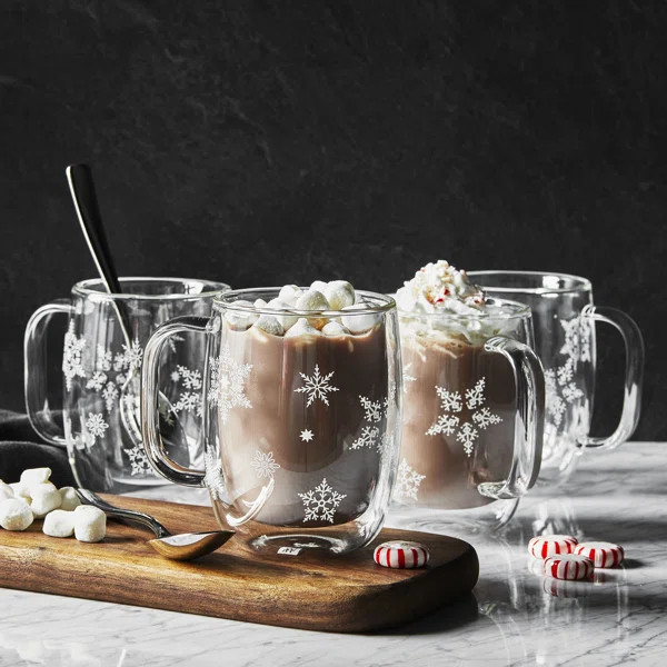 Sorrento Glass Coffee Mug (Set of 4) | Wayfair North America